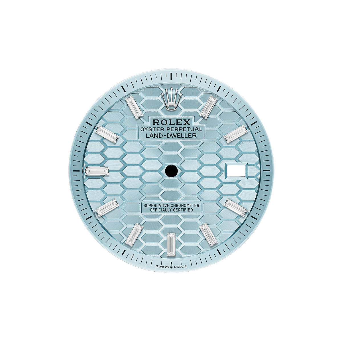 Land-Dweller 40  Oyster, 40 mm, platinum and diamonds Reference m127386tbr-0001