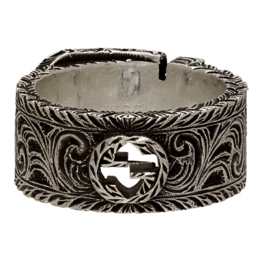 Interlock Garden Ring Silver