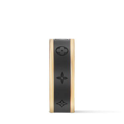 Les Gastons Vuithttton Small Ring, Yellow Gold and Titanium