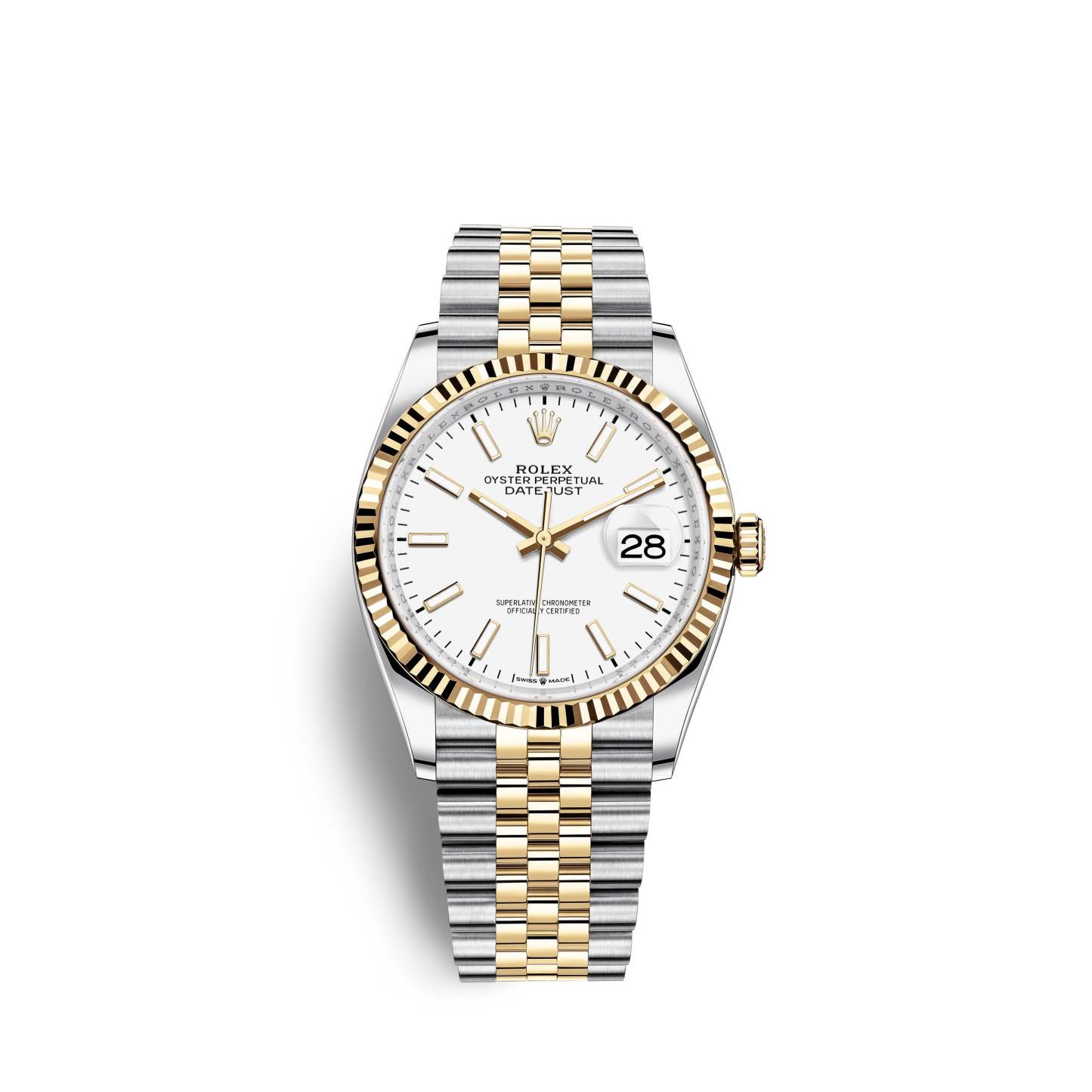 Datejust 36, 18k Yellow Gold and Stainless Steel, 36mm, Ref# 126233-0019