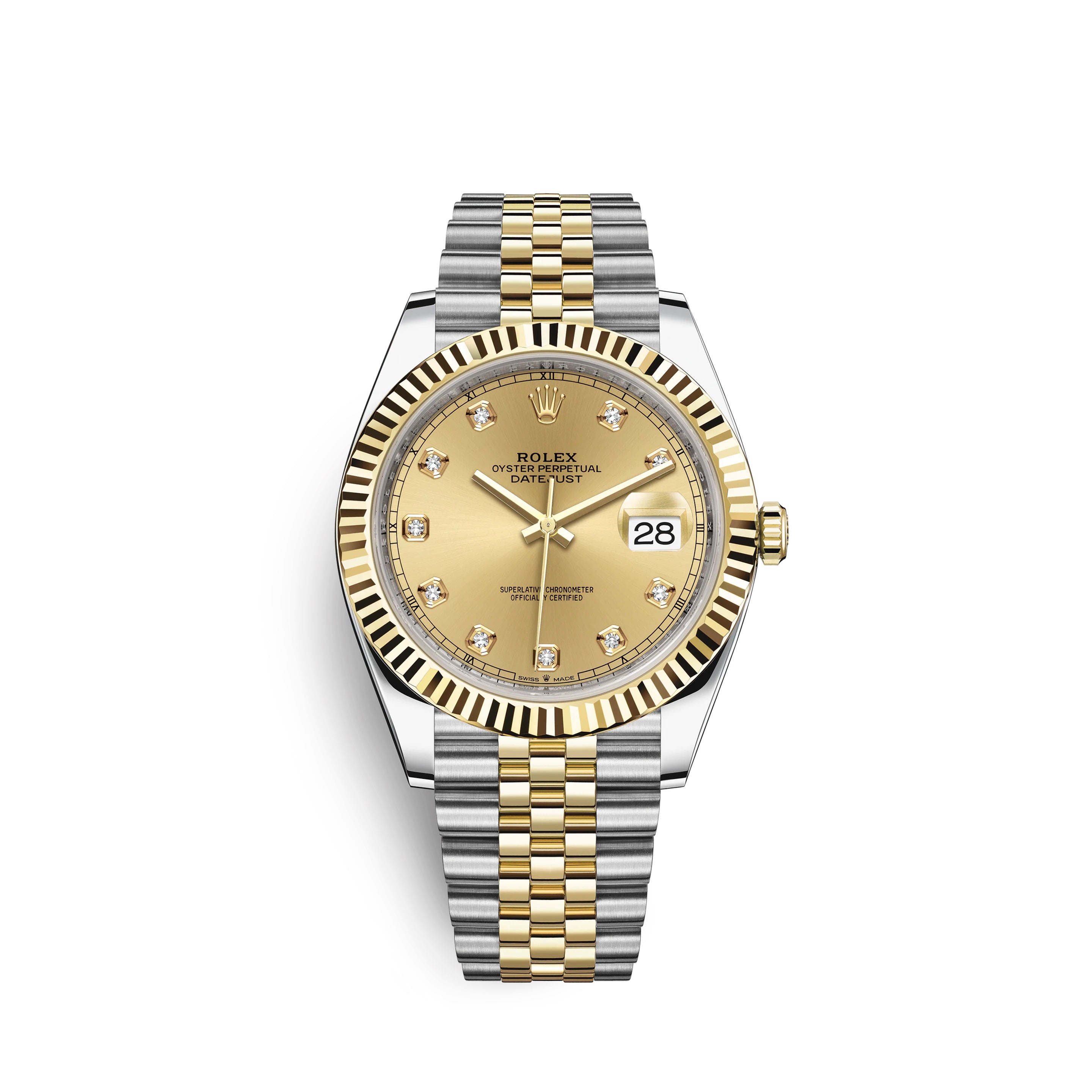 Datejust 41, 18k Yellow Gold and Stainless Steel, 41mm, Ref# 126333-0012