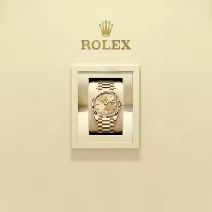 Rothtlex Day-Date 36  Oyster, 36 mm, yellow gold m128238-0008