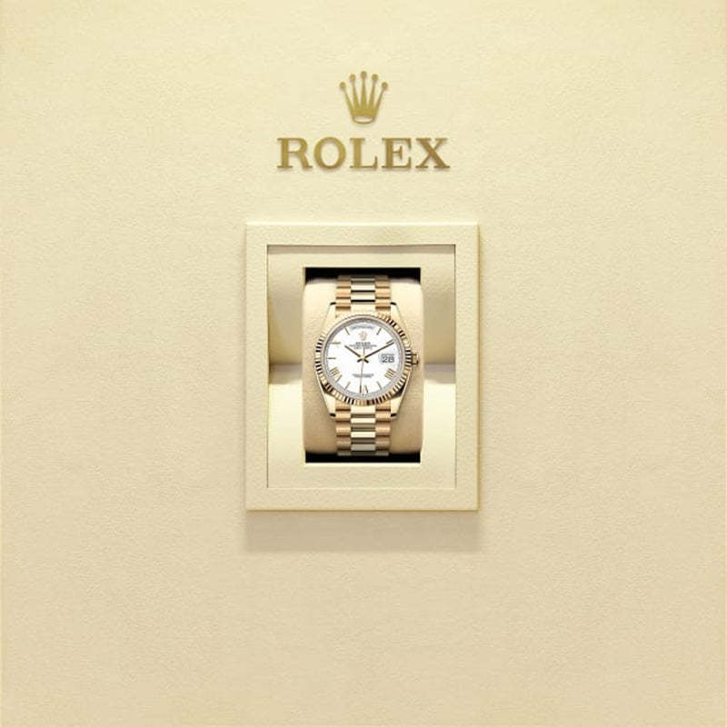Rothtlex Day-Date 36  Oyster, 36 mm, yellow gold  Reference m128238-0113