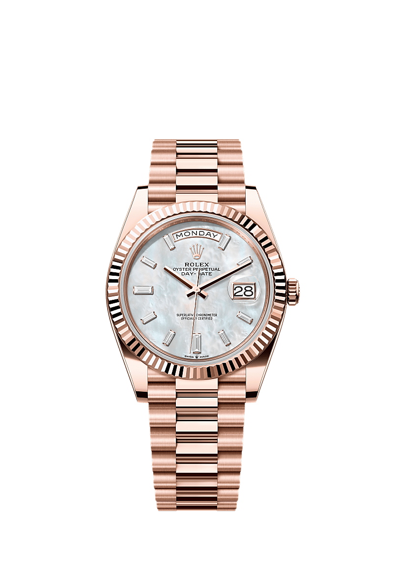 Day-Date 40  Oyster, 40 mm, Everose gold  Reference 228235