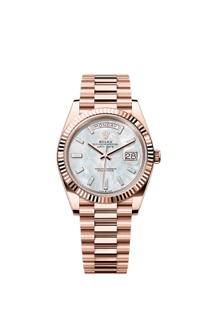 Day-Date 40  Oyster, 40 mm, Everose gold  Reference 228235