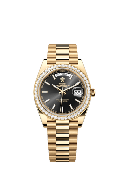 Day-Date 40, 18k Yellow Gold with Diamond-set, 40mm, Ref# 228348rbr-0043