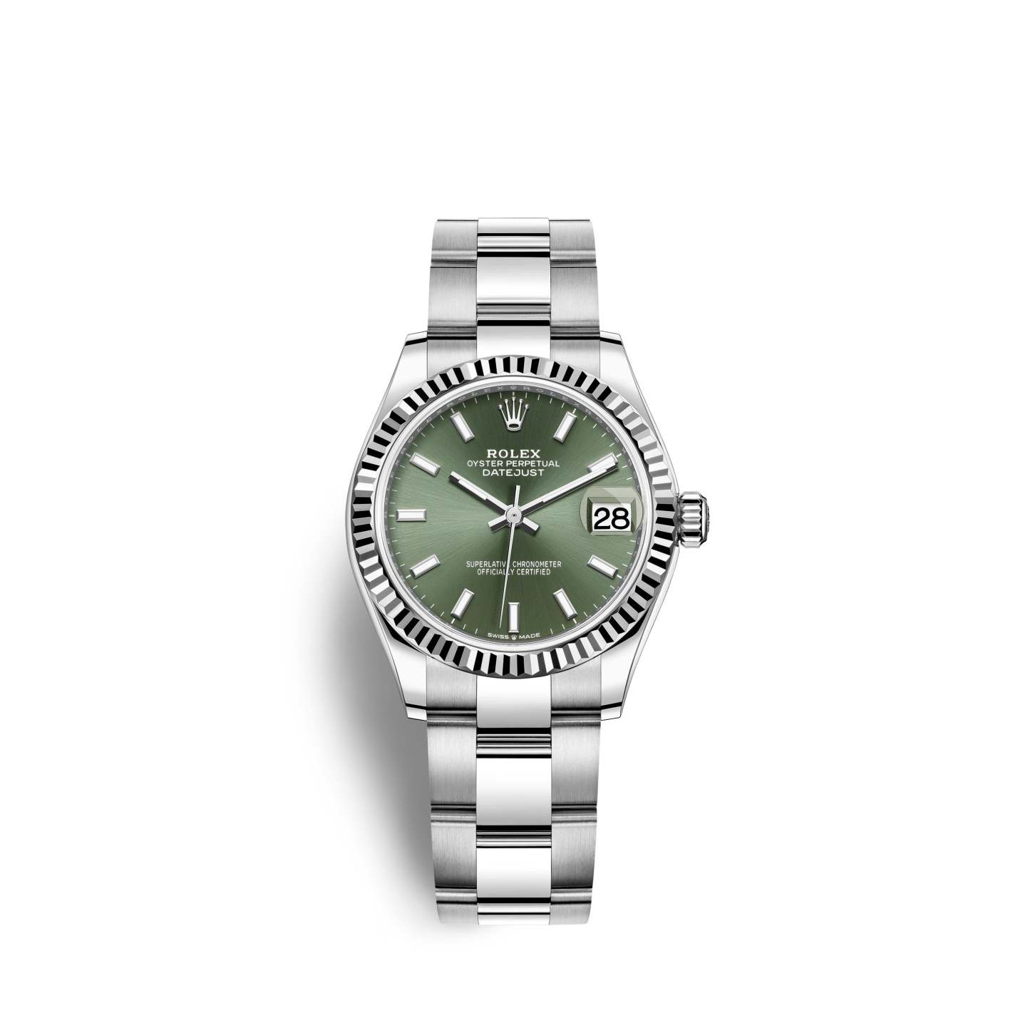 Datejust 31, Oystersteel and 18k White Gold, Ref# 278274-0017