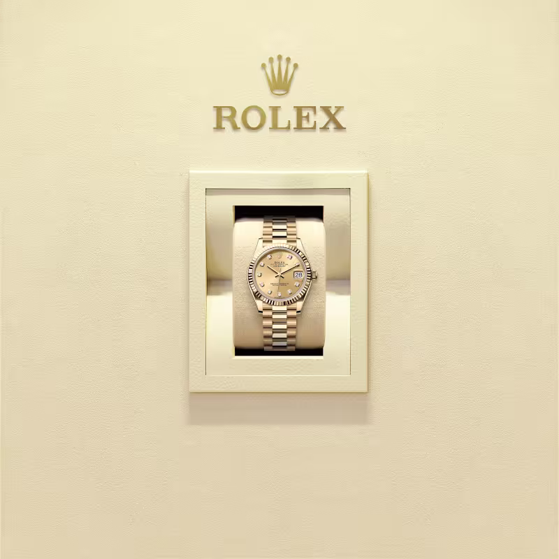 Rothtlex Datejust 31  Oyster, 31 mm, yellow gold  Reference 278278