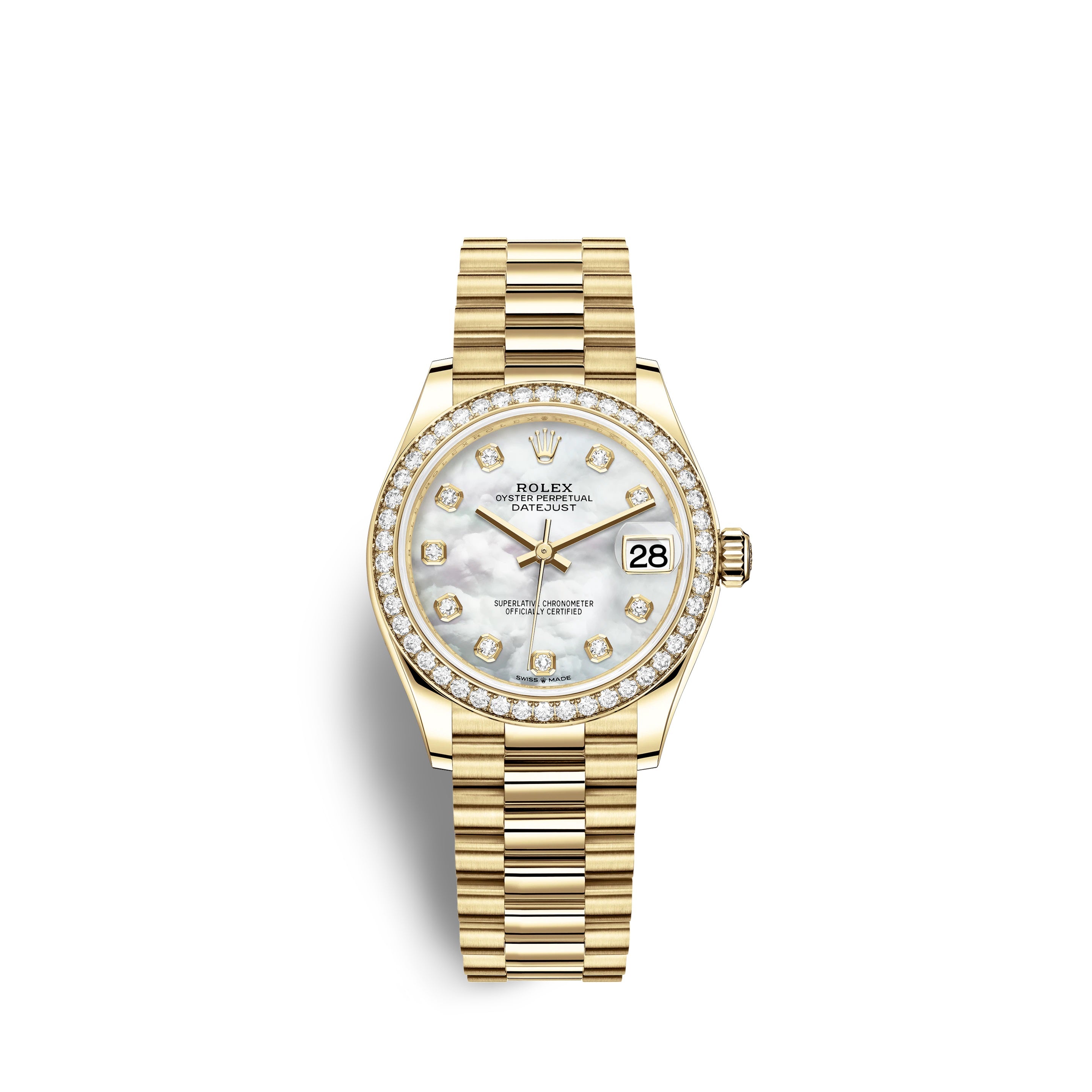 Datejust 31, 18kt Yellow Gold, Ref# 278288RBR-0006