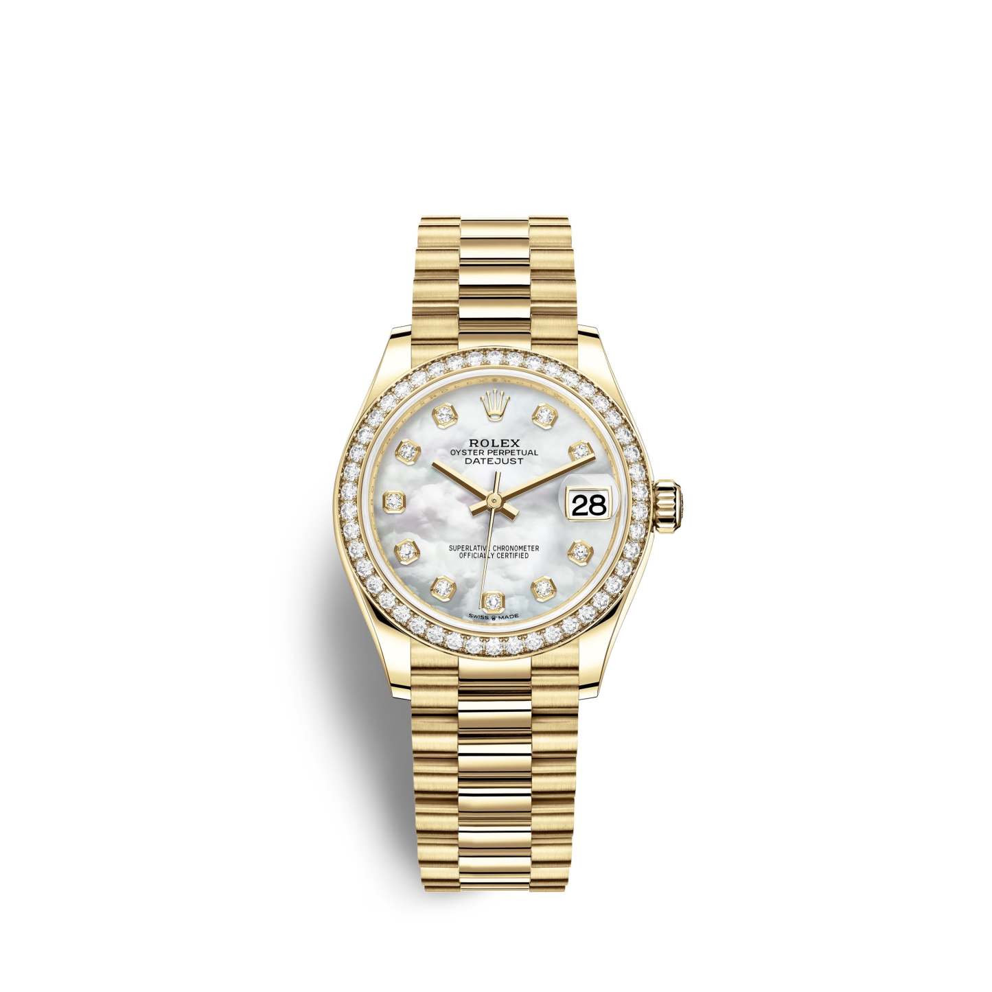 Datejust 31, 18kt Yellow Gold, Ref# 278288RBR-0006