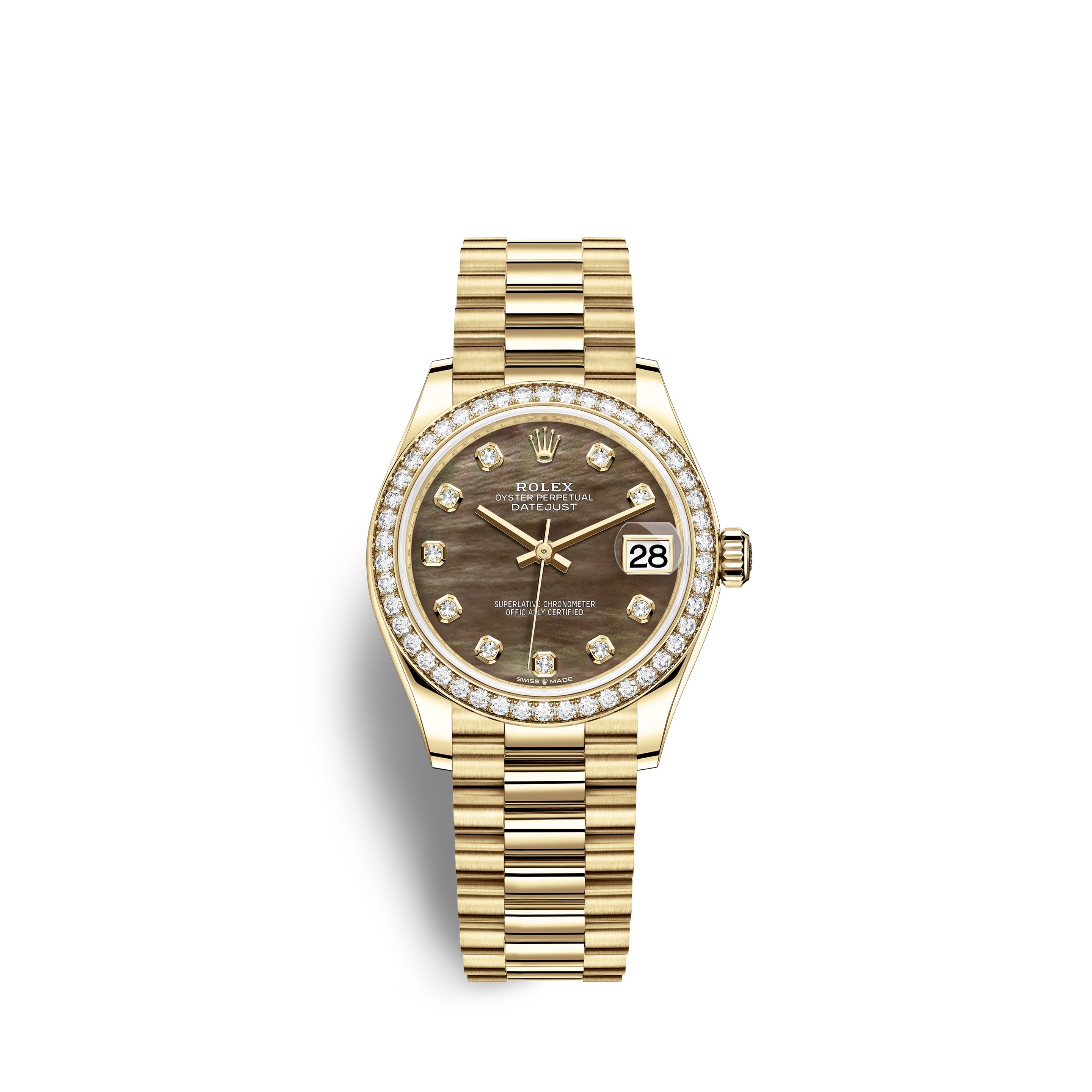 Datejust 31, 18kt Yellow Gold, Ref# 278288RBR-0032