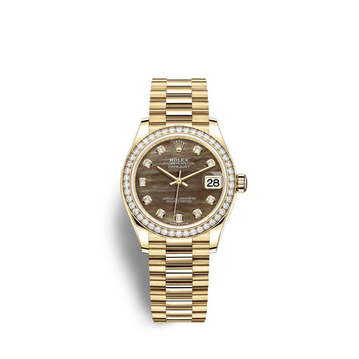 Datejust 31, 18kt Yellow Gold, Ref# 278288RBR-0032