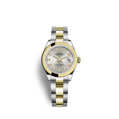 Lady-Datejust 28, Oystersteel and 18k Yellow Gold, Ref# 279163-0008