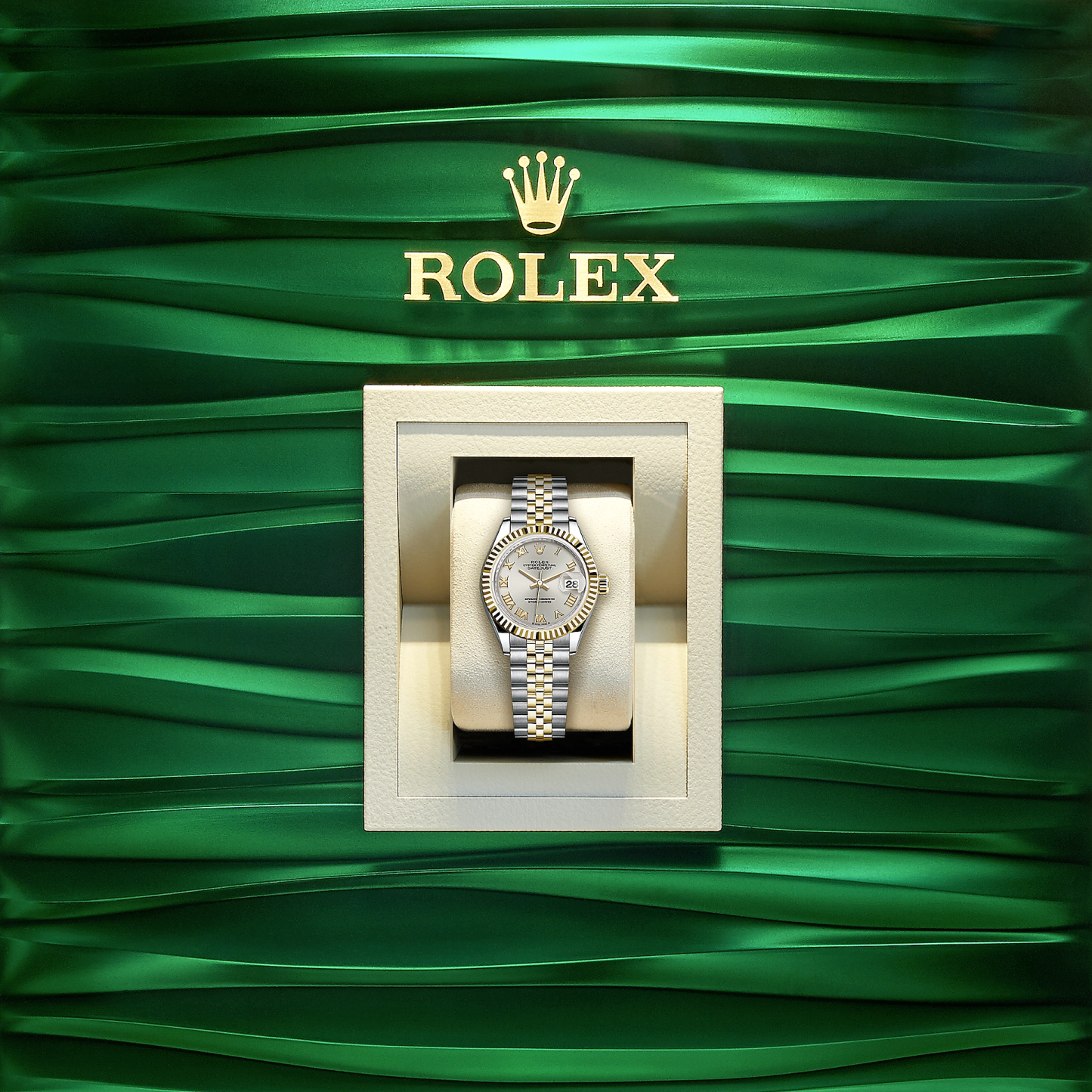 Lady-Datejust 28, Oystersteel and 18k Yellow Gold, Ref# 279173-0005