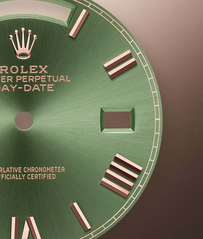Day-Date 40 Everose gold Ref# 228345RBR-0011