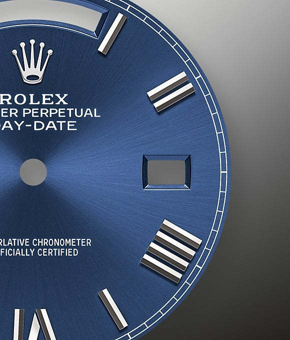 Day-Date 40 White gold Ref# 228349RBR-0005