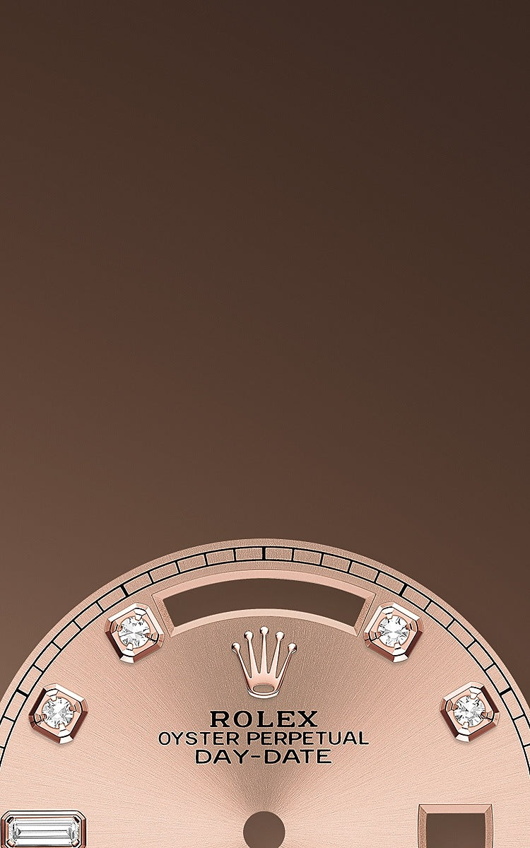 Day-Date 36 Everose gold Ref# 128235-0019