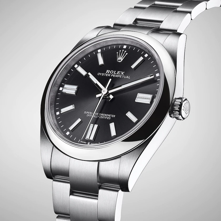 Oyster Perpetual No Date, Stainless Steel, 41mm, Ref# 124300-0002