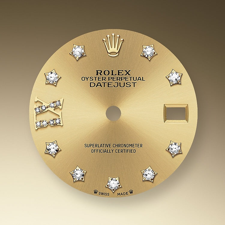 Lady-Datejust 28, 18kt Yellow Gold and diamonds, Ref# 279138RBR-0006