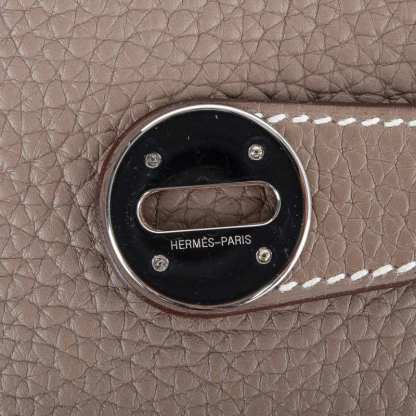 Lindy 30 Bag Coveted Etoupe Clemence Leather Palladium