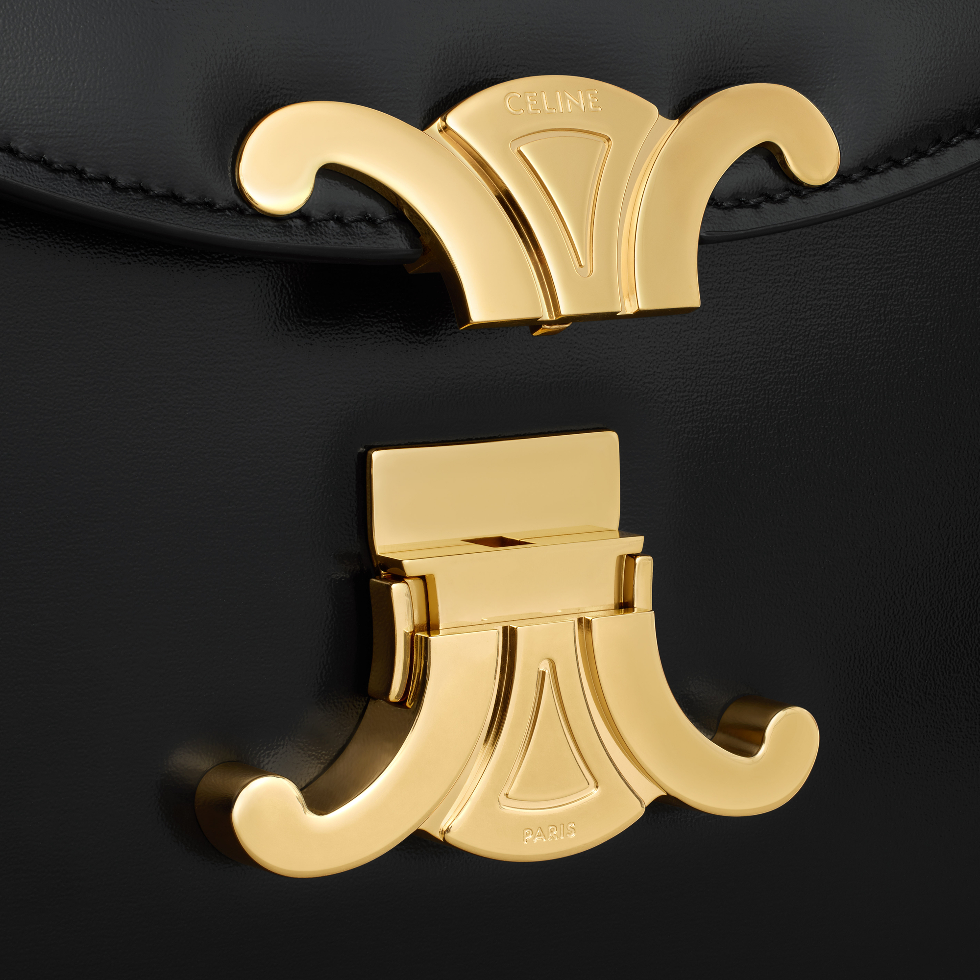 BESACE CLEA in shiny calfskin