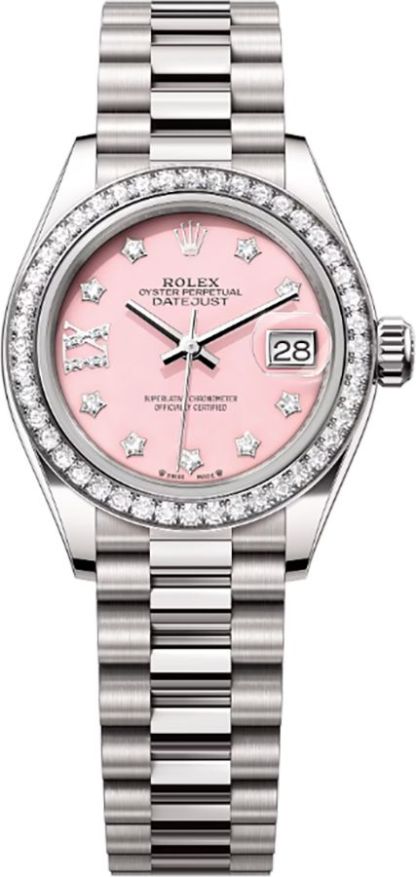 Lady-Datejust 28 White Gold Women's Watch 279139RBR-0002