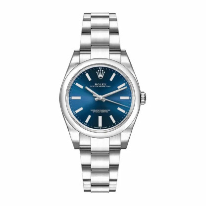Oyster Perpetual 34 Blue Dial Women's Watch 124200-0003