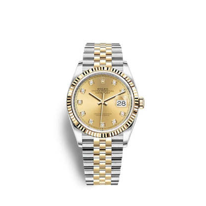 Datejust 36 Oystersteel and yellow gold Ref# 126233-0017
