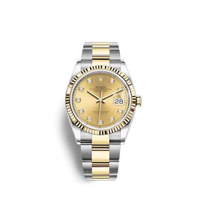 Datejust 36 Oystersteel and yellow gold Ref# 126233-0018