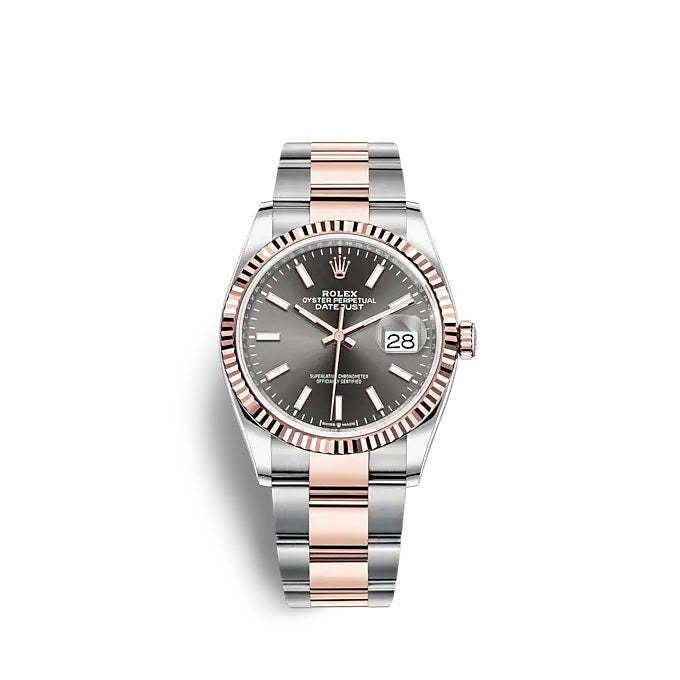 Datejust 36 Oystersteel and Everose gold Ref# 126231-0014