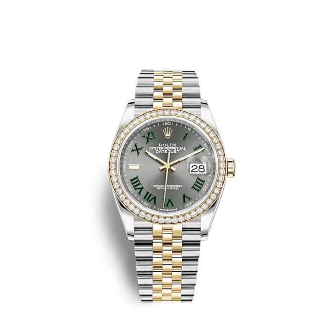 Datejust 36 Oystersteel and yellow gold Ref# 126283RBR-0021