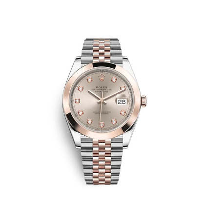 Datejust 41 Oystersteel and Everose gold Ref# 126301-0008