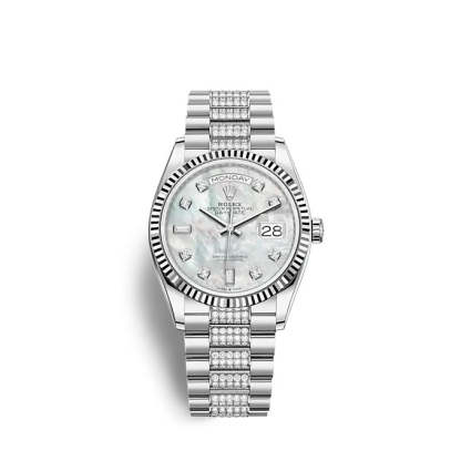 Day-Date 36 White gold Ref# 128239-0026