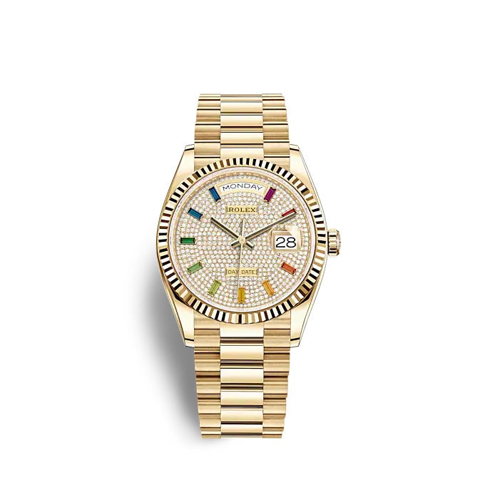 Day-Date 36 Yellow gold Ref# 128238-0051
