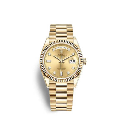 Day-Date 36 Yellow gold, Ref# 128238-0008