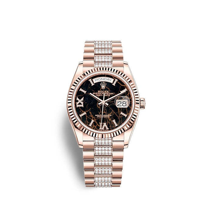 Day-Date 36 Everose gold Ref# 128235-0042