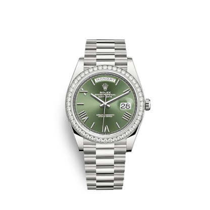 Day-Date 40 White gold Ref# 228349RBR-0030