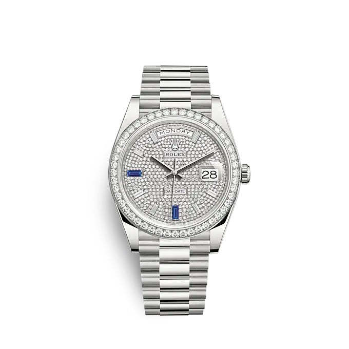 Day-Date 40 White gold Ref# 228349RBR-0036