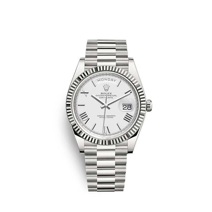 Day-Date 40 White gold Ref# 228239-0046