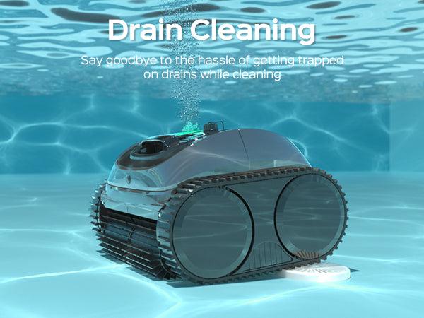(2025 Upgrade) WYBOT C1 Robotic Pool Cleaner for In Ground Pools up to 65 FT in Length, 150mins Runtime, Cordless Pool Vaccum with Wall Climbing Function