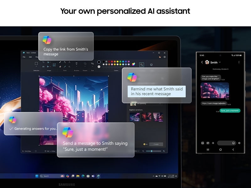 Galthtaxy Book4 Ultra Windows 11 Home  | 16GB (RAM) + 1TB (SSD) | Moonstone Gray