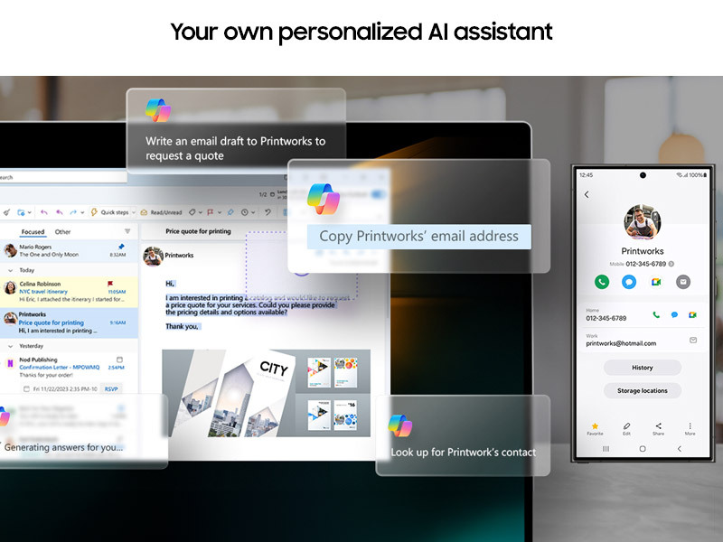 Galthtaxy Book4 Windows 11 Home | Intel® Core™ 7 | 16GB (RAM) + 512GB (SSD) | Silver
