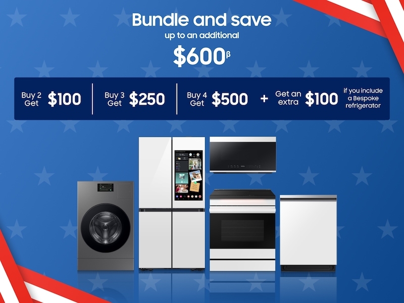 Bespoke 4-Door Flex™ Refrigerator (29 cu. ft.) with AI Family Hub™+ and AI Vision Inside™ in Stainless Steel