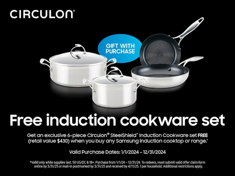30" Smart Induction Cooktop in Stainless Steel
