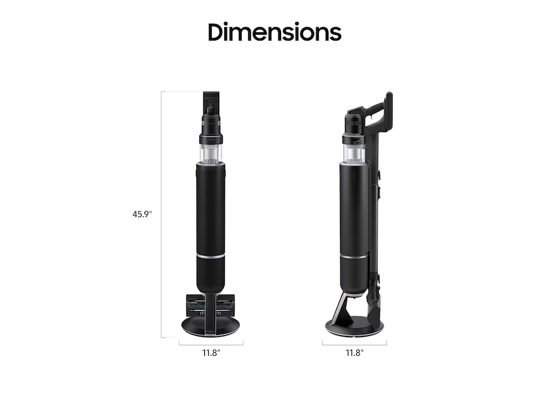 Bespoke Jet™ AI Cordless Stick Vacuum with All-in-One Clean Station® in Satin Black