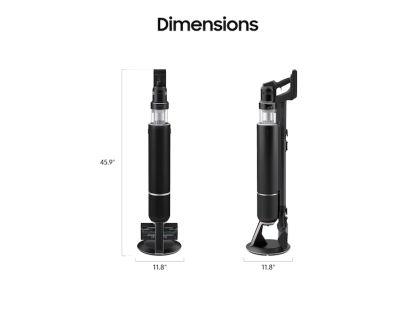 Bespoke Jet™ AI Cordless Stick Vacuum with All-in-One Clean Station® in Satin Black