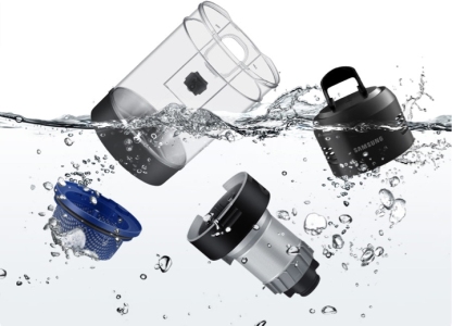 Bespoke Jet™ AI Cordless Stick Vacuum with All-in-One Clean Station® in Satin Black