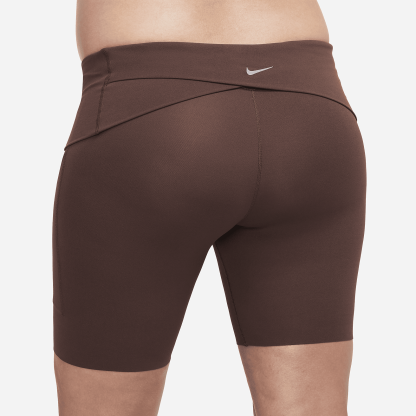 (M) - Women's Gentle-Support High-Waisted 8" Biker Shorts with Pockets (Maternity)