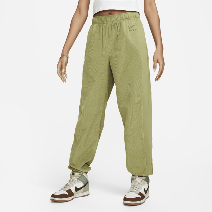 - Women's High-Waisted Corduroy Fleece Pants