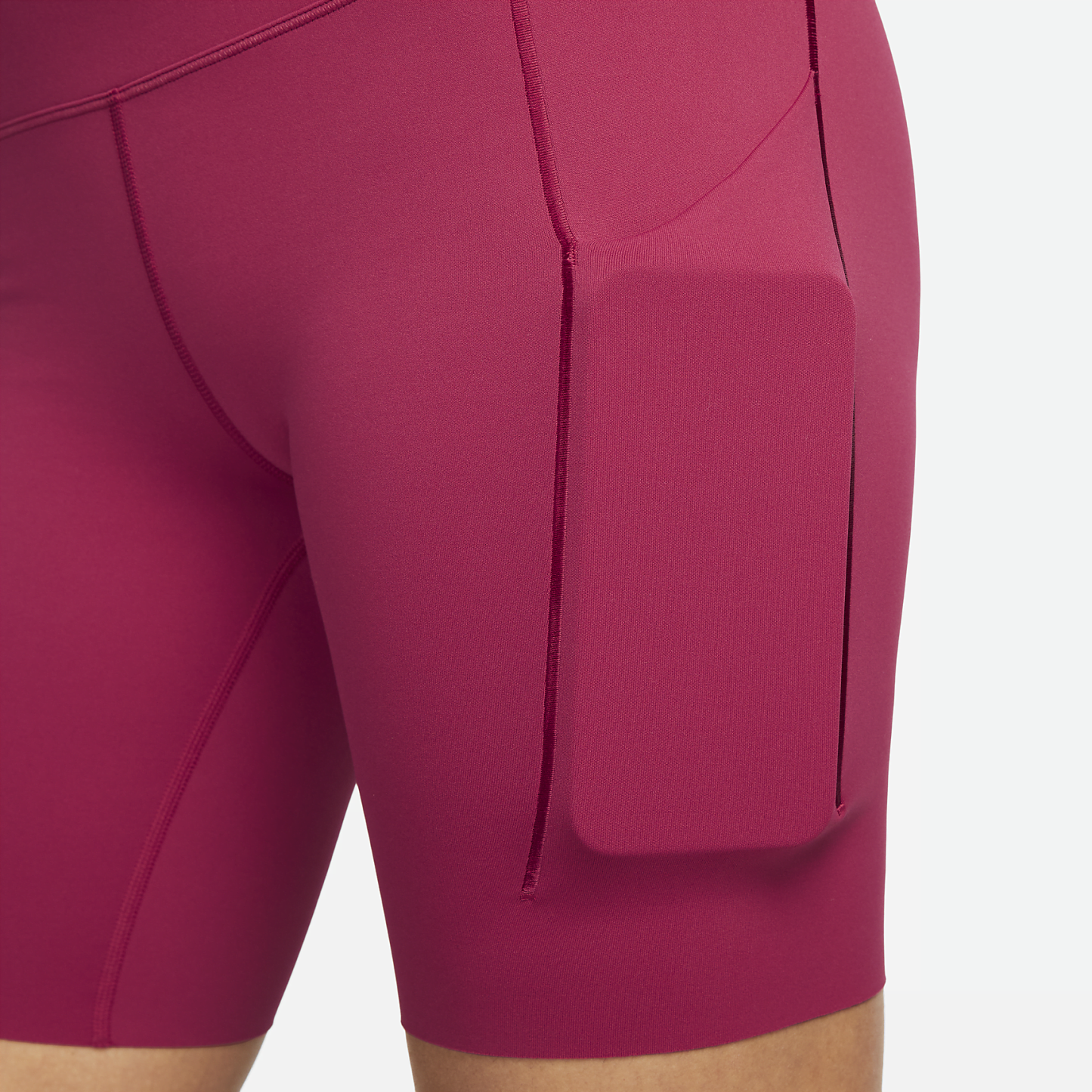 Universa - Women's Medium-Support High-Waisted 8" Biker Shorts with Pockets